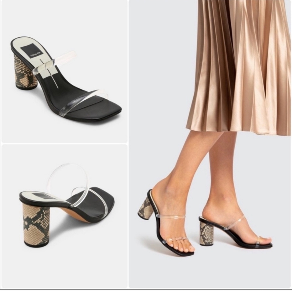 NEW Anthropologie  Dolce Vita Noles snake skin sandals